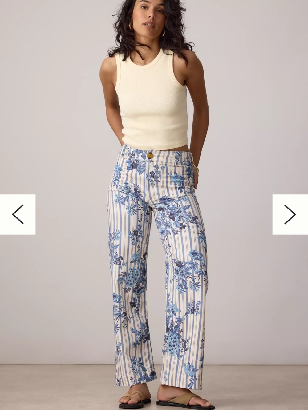 Anthropologie Maeve Colette High-Rise Wide-Leg Cropped jeans - Picture 4 of 10